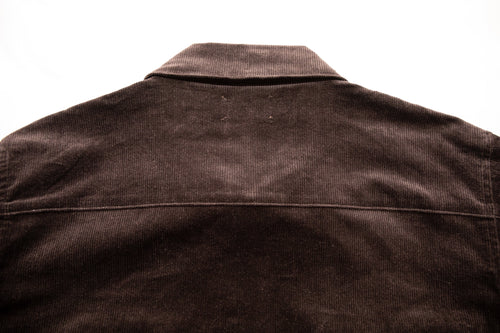 CORDUROY JACKET BROWN