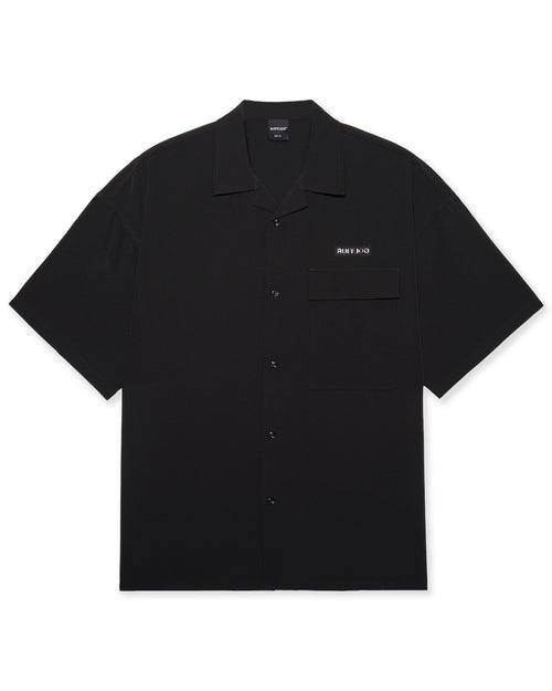 Stretch Big Pocket Shirt Black